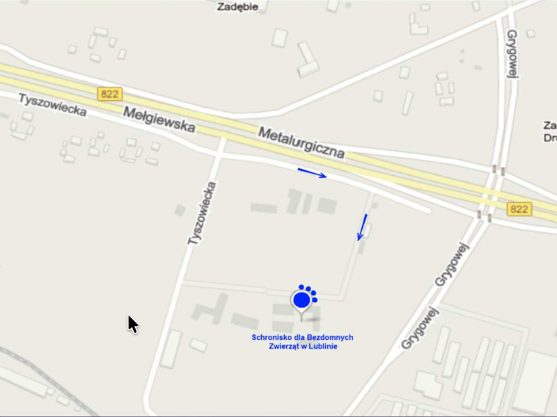 Mapa dojazdu