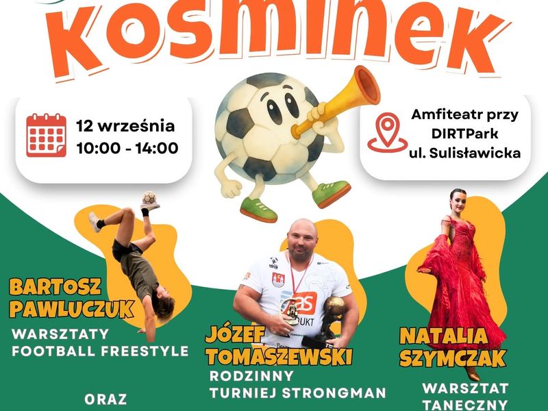 SPORTOWY KOŚMINEK – 12.09.2026 r. g. 10:00